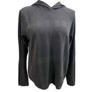 Small Under Armour Women's Black‎ Pullover Jersey Knit Hoodie